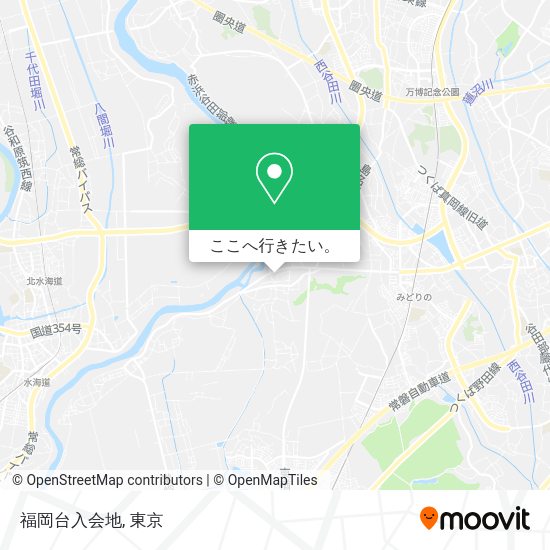 福岡台入会地地図