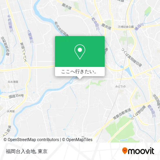 福岡台入会地地図