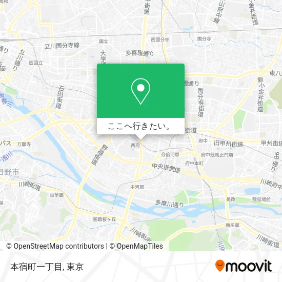 本宿町一丁目地図