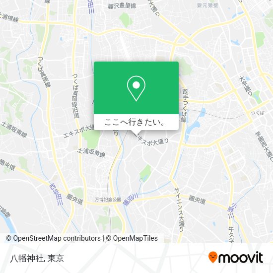 八幡神社地図