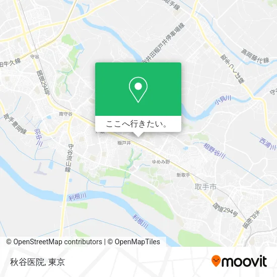 秋谷医院地図