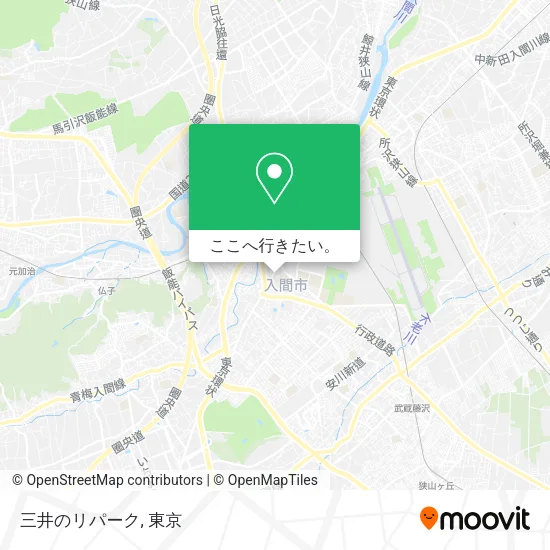 三井のリパーク地図