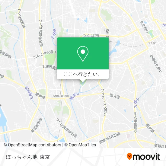 ぽっちゃん池地図