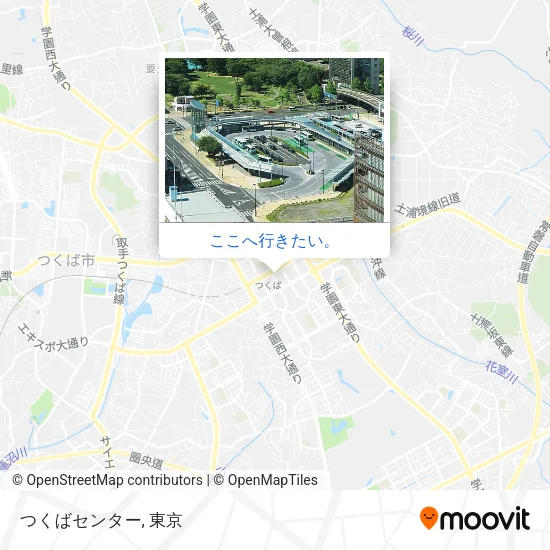 つくばセンター地図