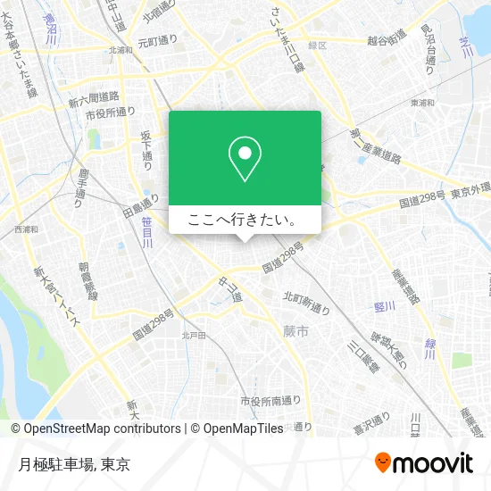 月極駐車場地図