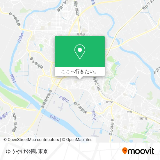 ゆうやけ公園地図