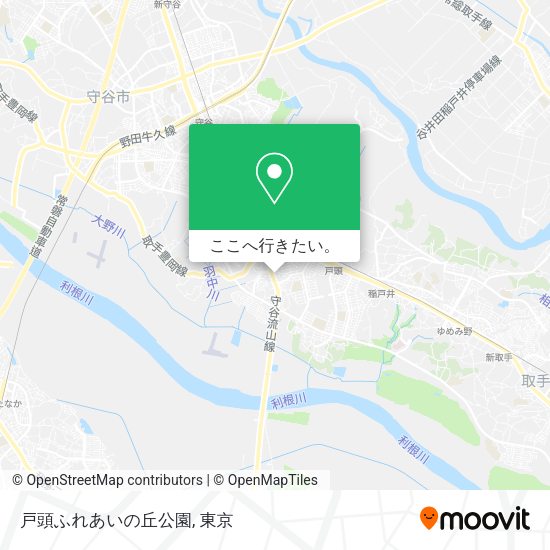 戸頭ふれあいの丘公園地図