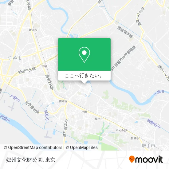 郷州文化財公園地図