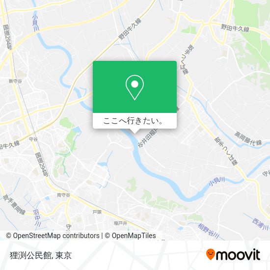 狸渕公民館地図