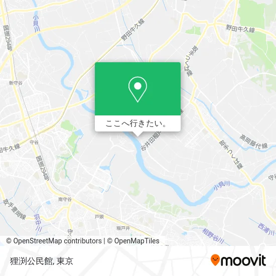 狸渕公民館地図