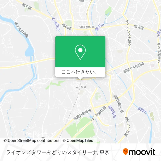 ライオンズタワーみどりのスタイリーナ地図