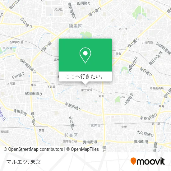 マルエツ地図