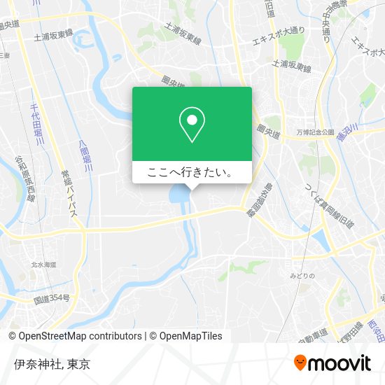 伊奈神社地図