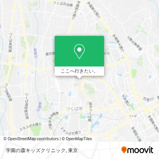 学園の森キッズクリニック地図