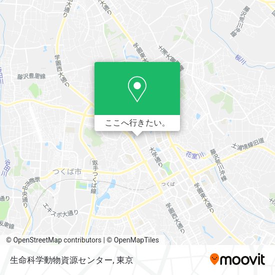 生命科学動物資源センター地図