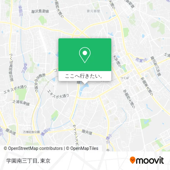 学園南三丁目地図