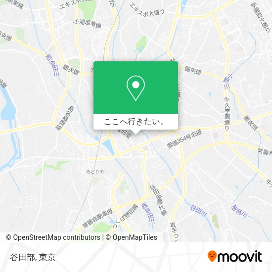 谷田部地図