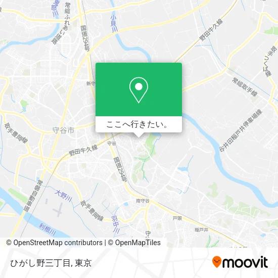 ひがし野三丁目地図
