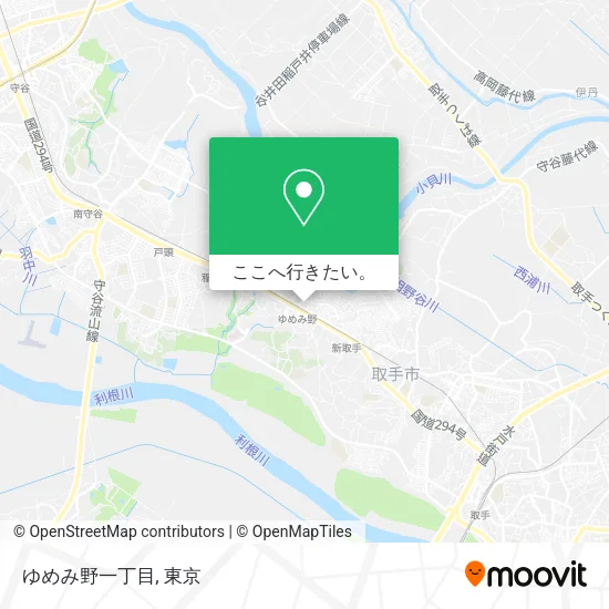 ゆめみ野一丁目地図