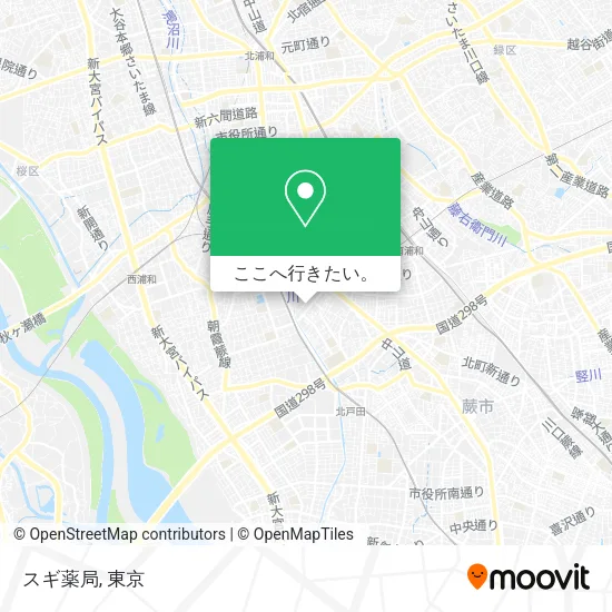 スギ薬局地図