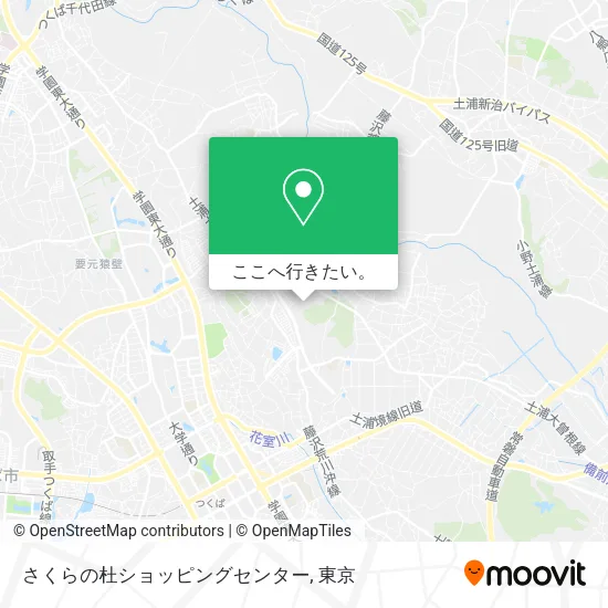 さくらの杜ショッピングセンター地図