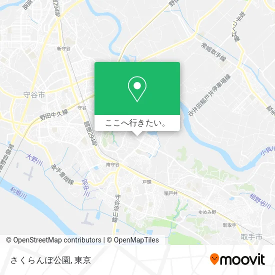 さくらんぼ公園地図