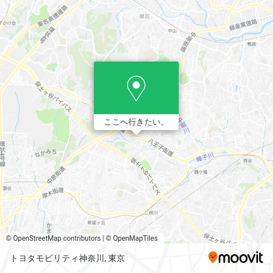 トヨタモビリティ神奈川地図