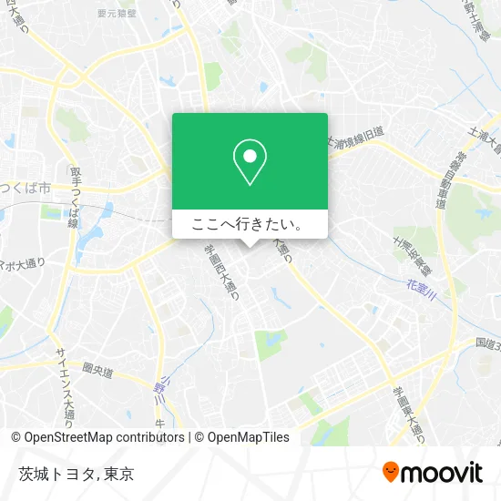 茨城トヨタ地図