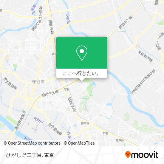 ひがし野二丁目地図