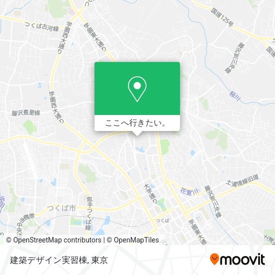 建築デザイン実習棟地図