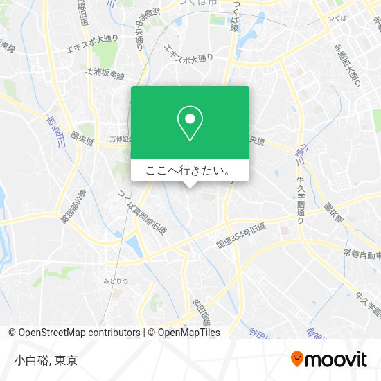 小白硲地図