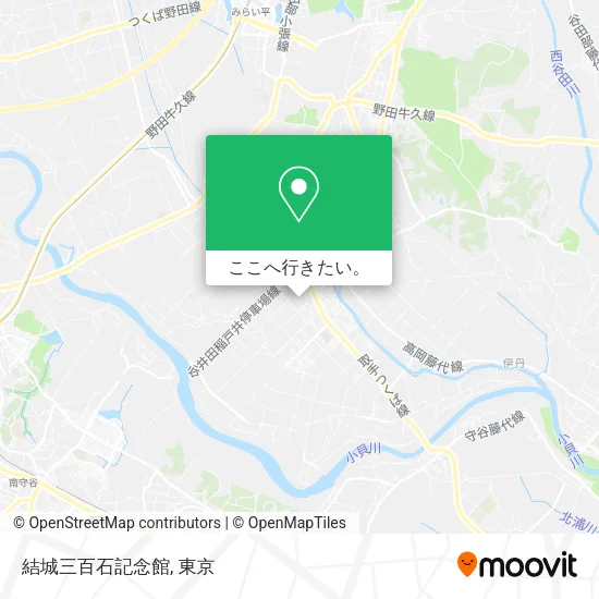 結城三百石記念館地図