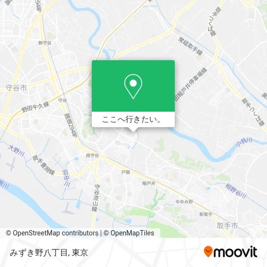 みずき野八丁目地図