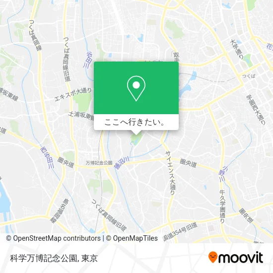 科学万博記念公園地図