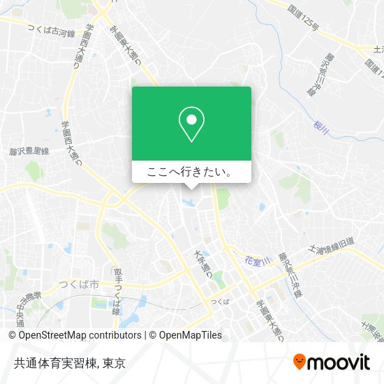 共通体育実習棟地図