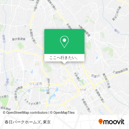 春日パークホームズ地図