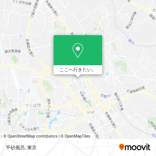 平砂風呂地図
