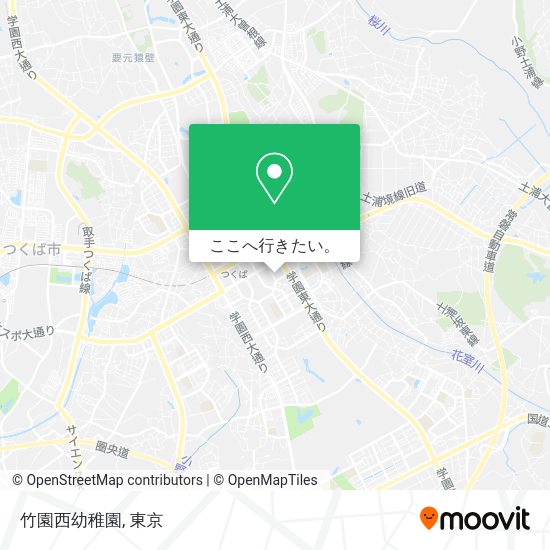 竹園西幼稚園地図