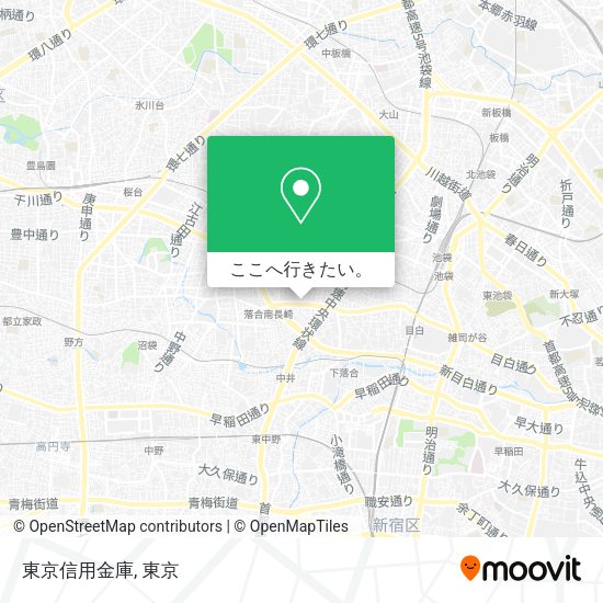 東京信用金庫地図