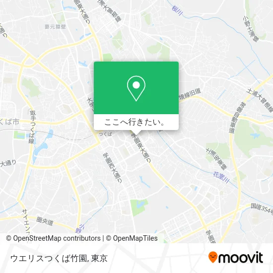 ウエリスつくば竹園地図