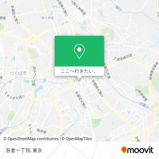 吾妻一丁目地図