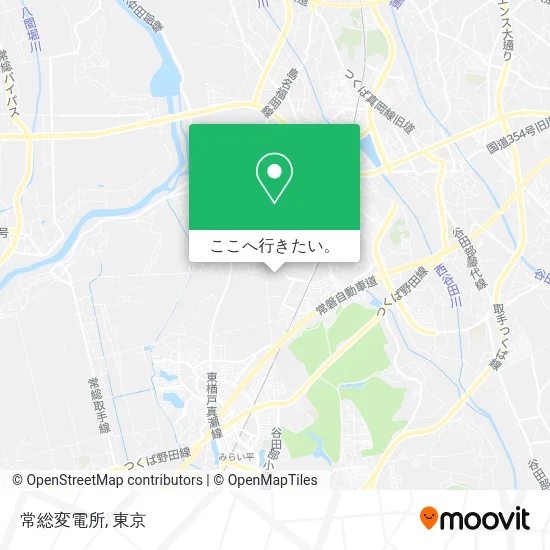 常総変電所地図