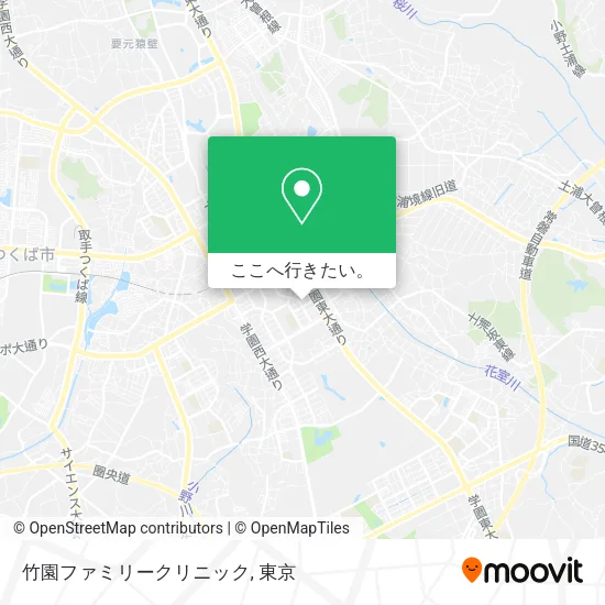 竹園ファミリークリニック地図