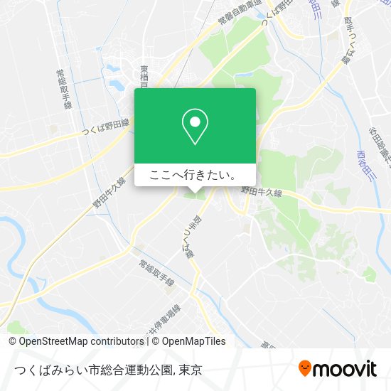 つくばみらい市総合運動公園地図
