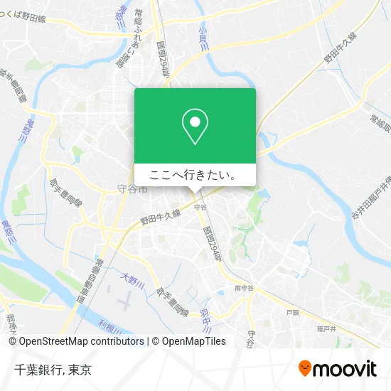 千葉銀行地図