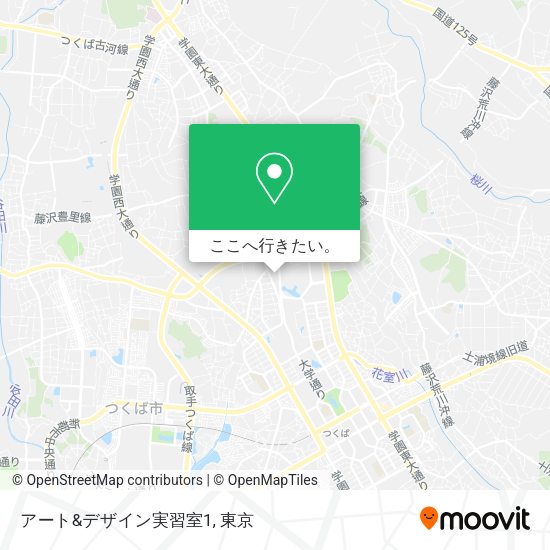 アート&デザイン実習室1地図