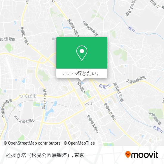 栓抜き塔（松見公園展望塔）地図