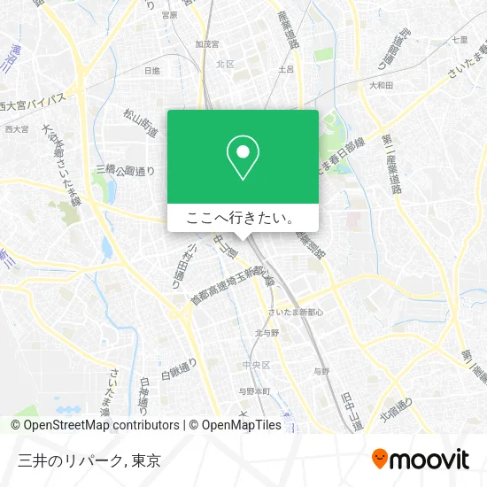 三井のリパーク地図