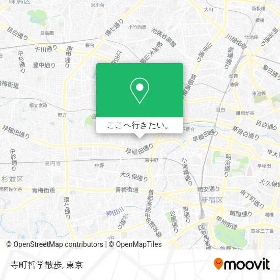 寺町哲学散歩地図
