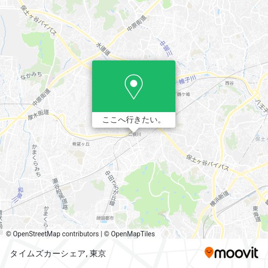 タイムズカーシェア地図